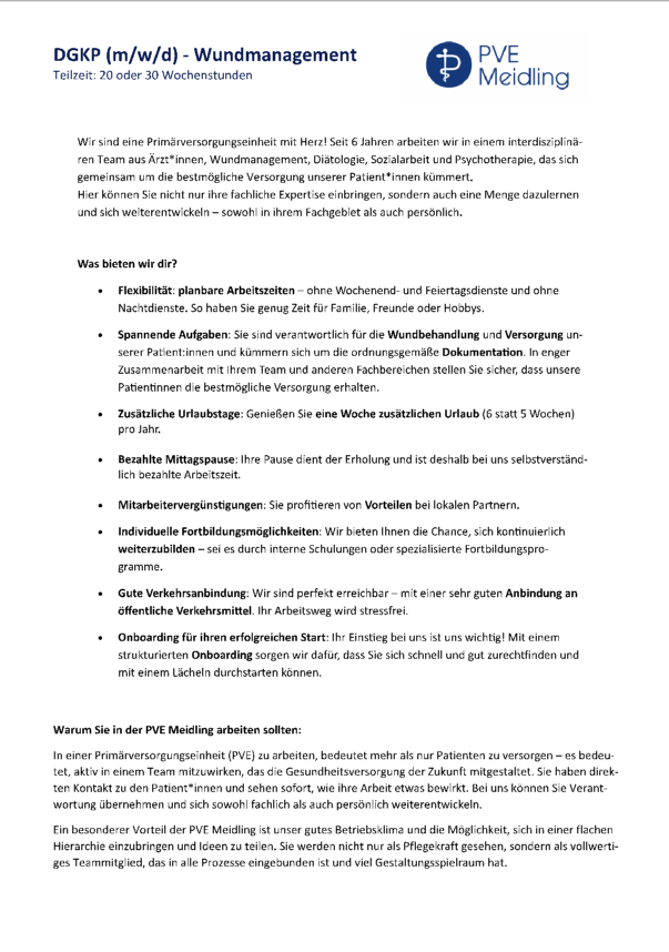 DGKP (m:w:d) – Wundmanagement 20h:30h Seite 1